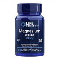 Life Extension magneesium tsitraat 100mg - 100 kapslit